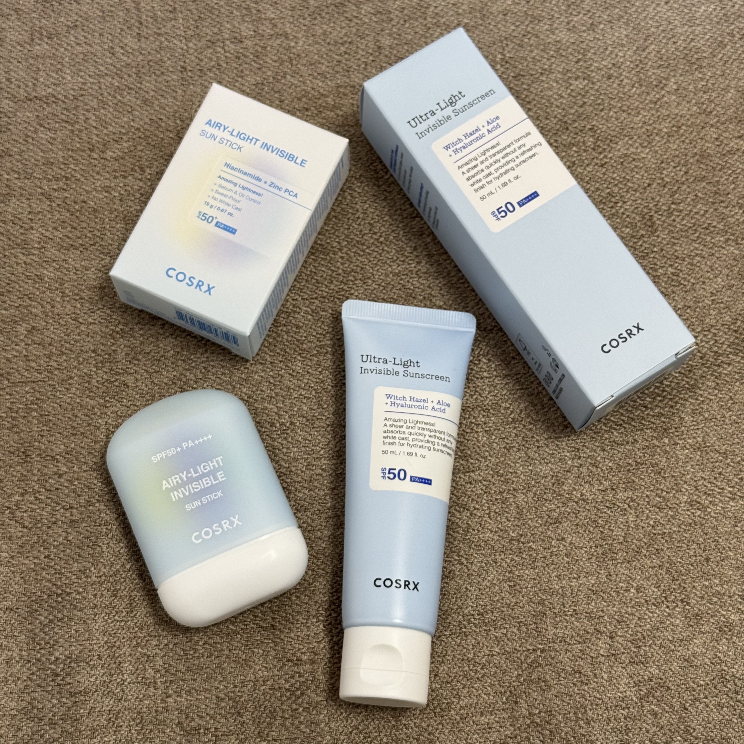 エアリーライト 透明UVスティック/COSRX/日焼け止めスティックを使ったクチコミ（1枚目）