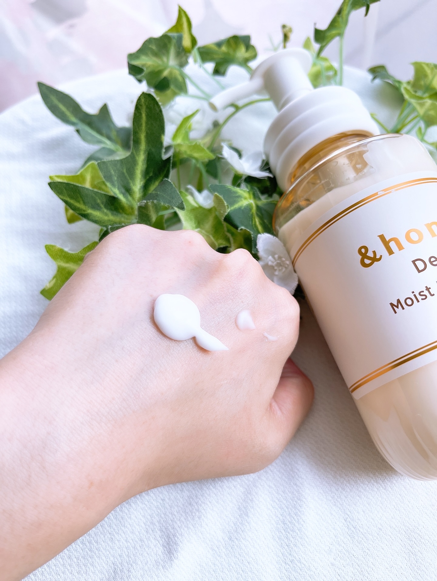 ディープ　モイストボディミルク/&honey/ボディミルクを使ったクチコミ（3枚目）