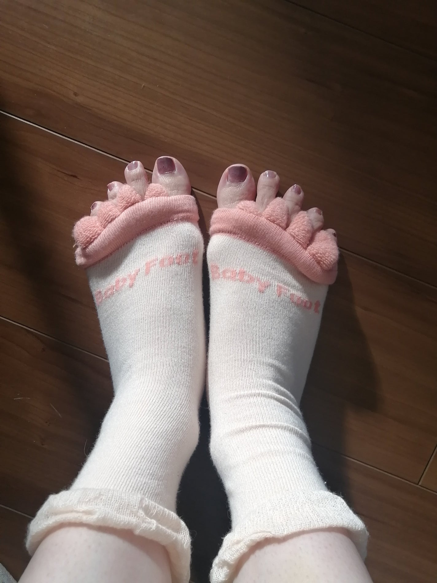 ベビーフット 足裏&足指リフレソックス/ベビーフット/レッグ・フットケアを使ったクチコミ(1枚目)