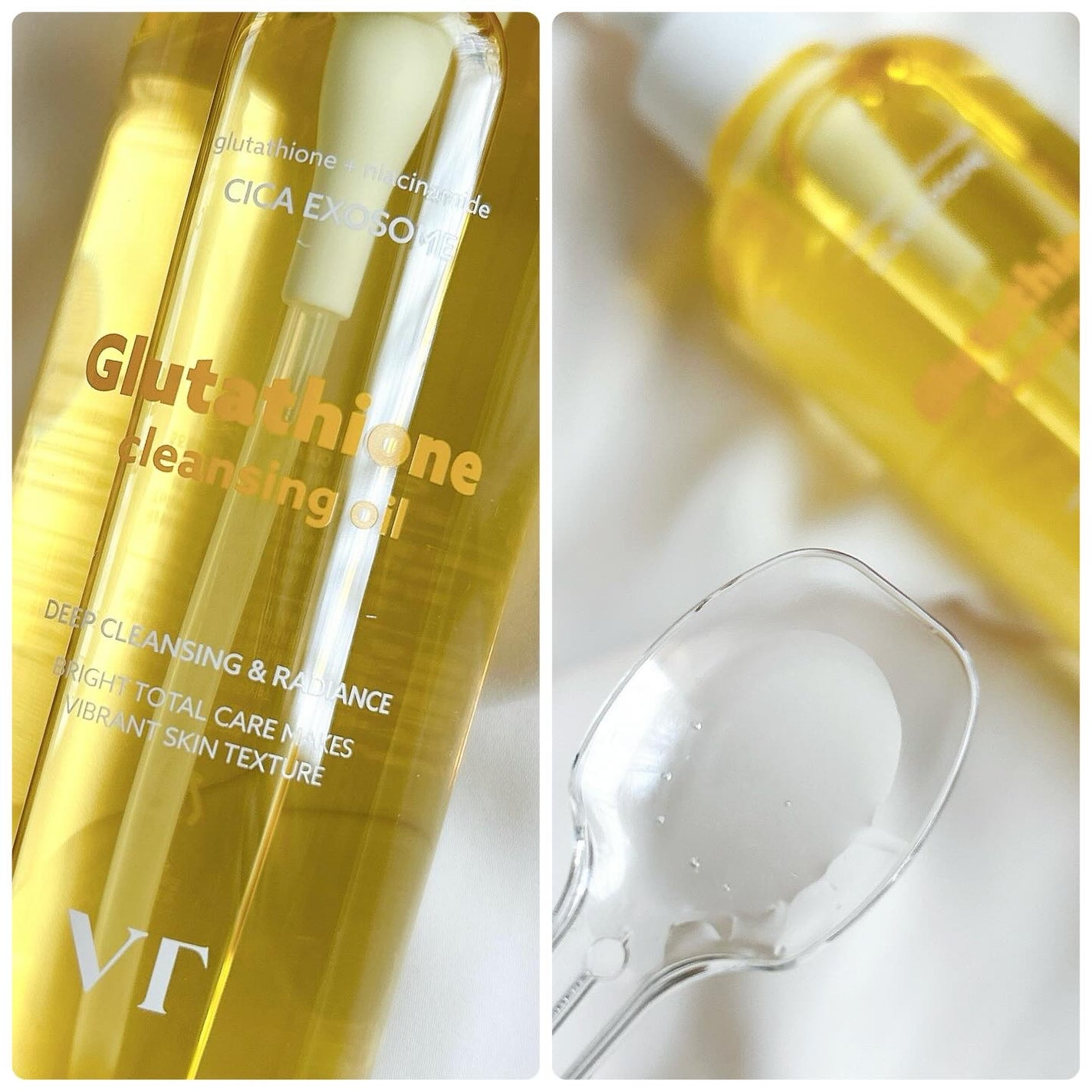 グルタチオングロウ クレンジングオイル/VT/オイルクレンジングを使ったクチコミ(3枚目)