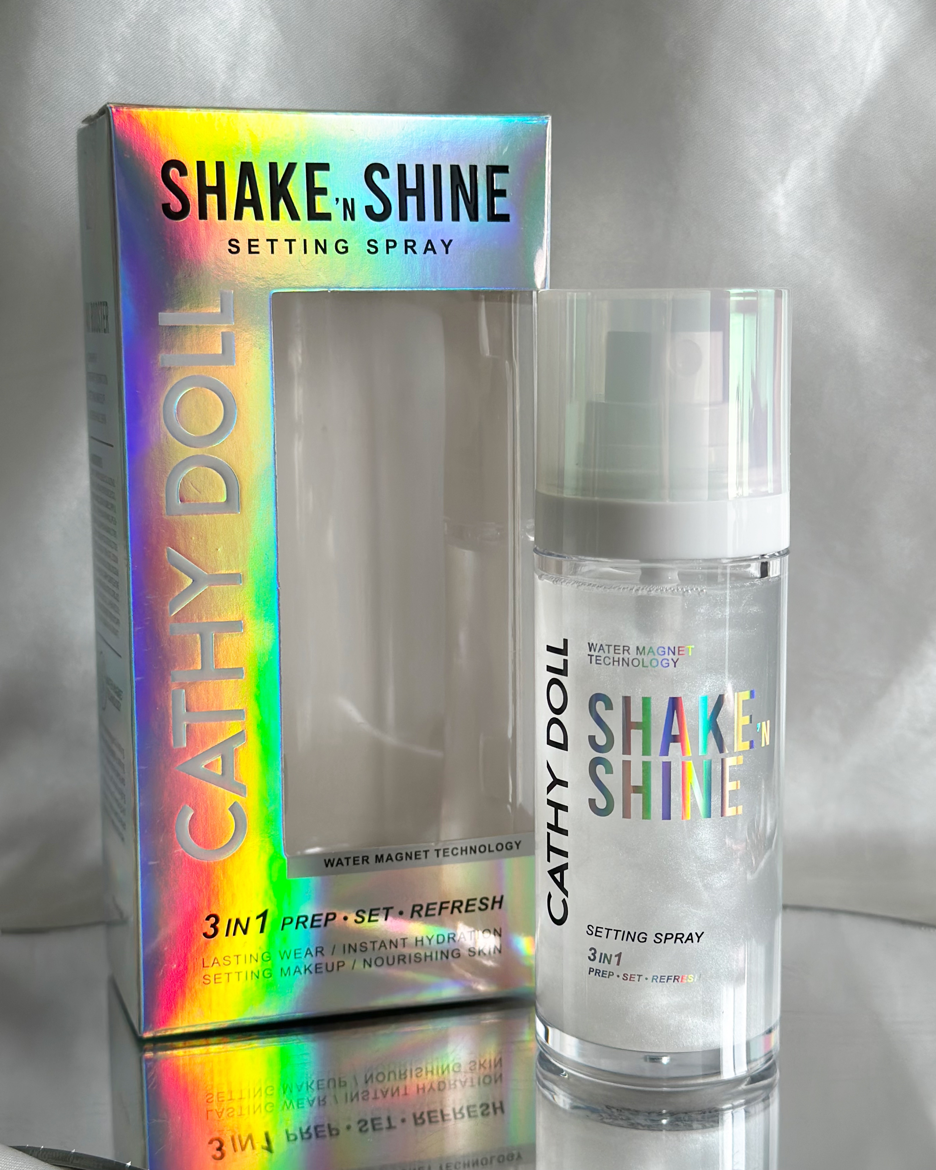 シェイクシャインセッティングスプレー/CathyDoll/フィックスミストを使ったクチコミ（2枚目）