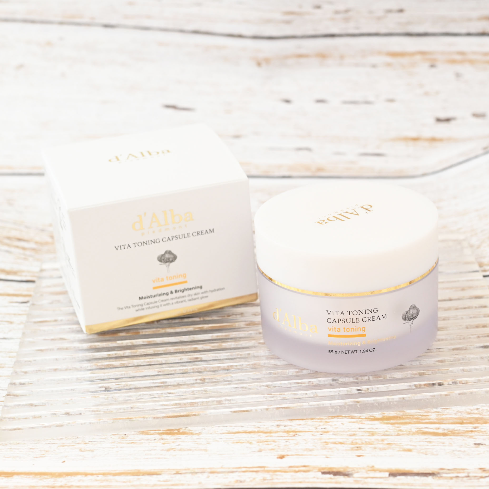 ビタトーニングカプセルクリーム/ダルバ/フェイスクリームを使ったクチコミ（1枚目）