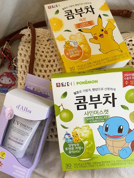 ダムト ダムト コンブチャのクチコミ「オリグロで久しぶりにお買い物🛒🛍️🤎
ダムトのコンブチャおいしくてびっくり🪽
ダルバのトーンア.....」(1枚目)