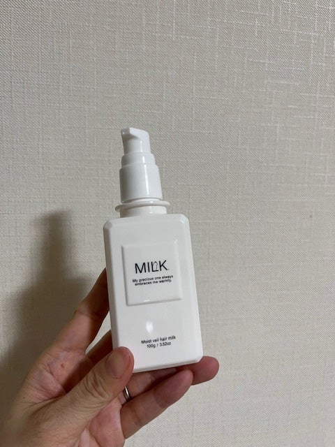 モイストヴェール ヘアミルク<無香料>/MILK./ヘアミルクを使ったクチコミ(1枚目)
