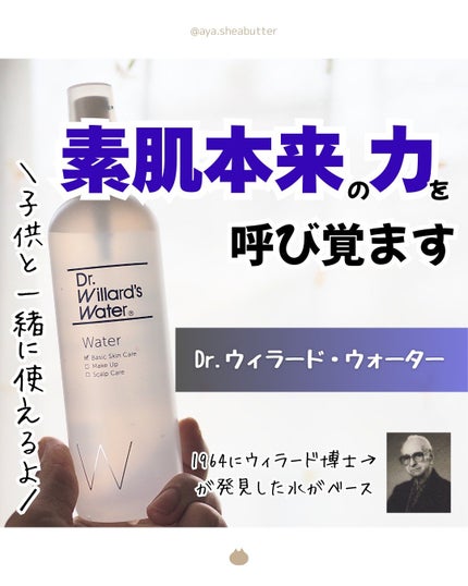 Dr.ウィラード・ウォーター/Dr.ウィラード・ウォーター/ミスト状化粧水を使ったクチコミ(1枚目)