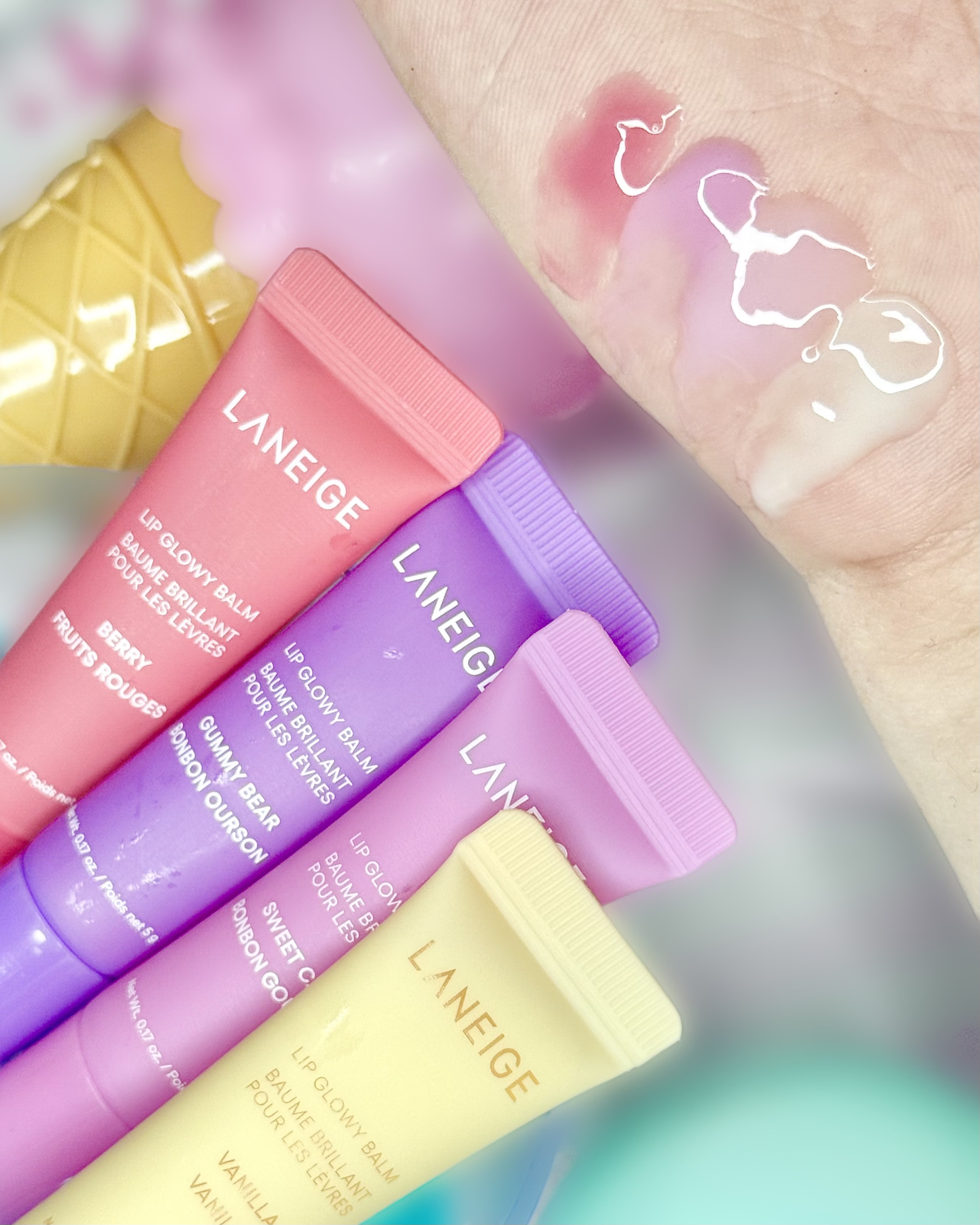 リップグロウィバーム ミニセット/LANEIGE/その他キットセットを使ったクチコミ（2枚目）