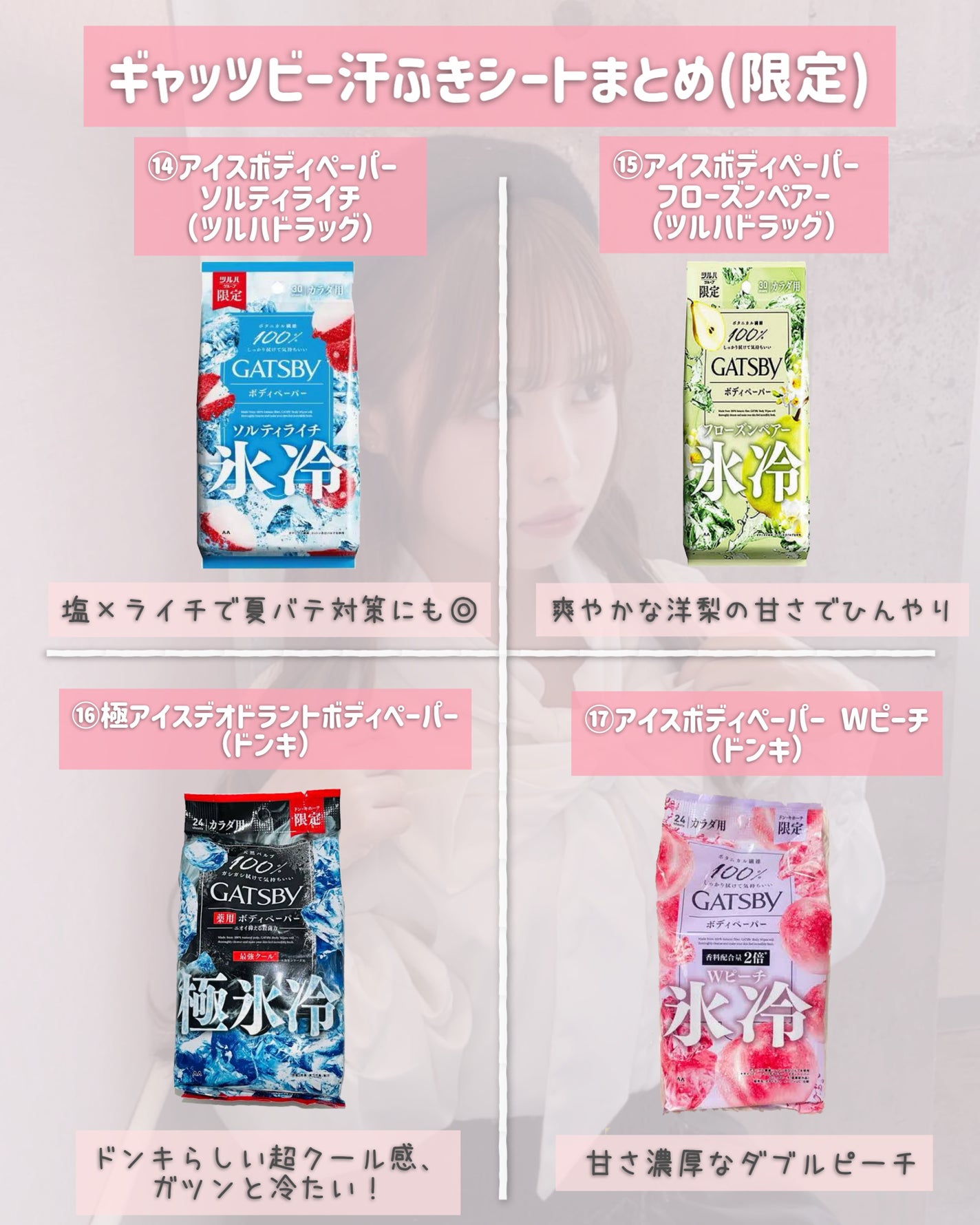 アイスデオドラントボディーペーパー アイスシトラス/ギャツビー/ボディシートを使ったクチコミ(6枚目)