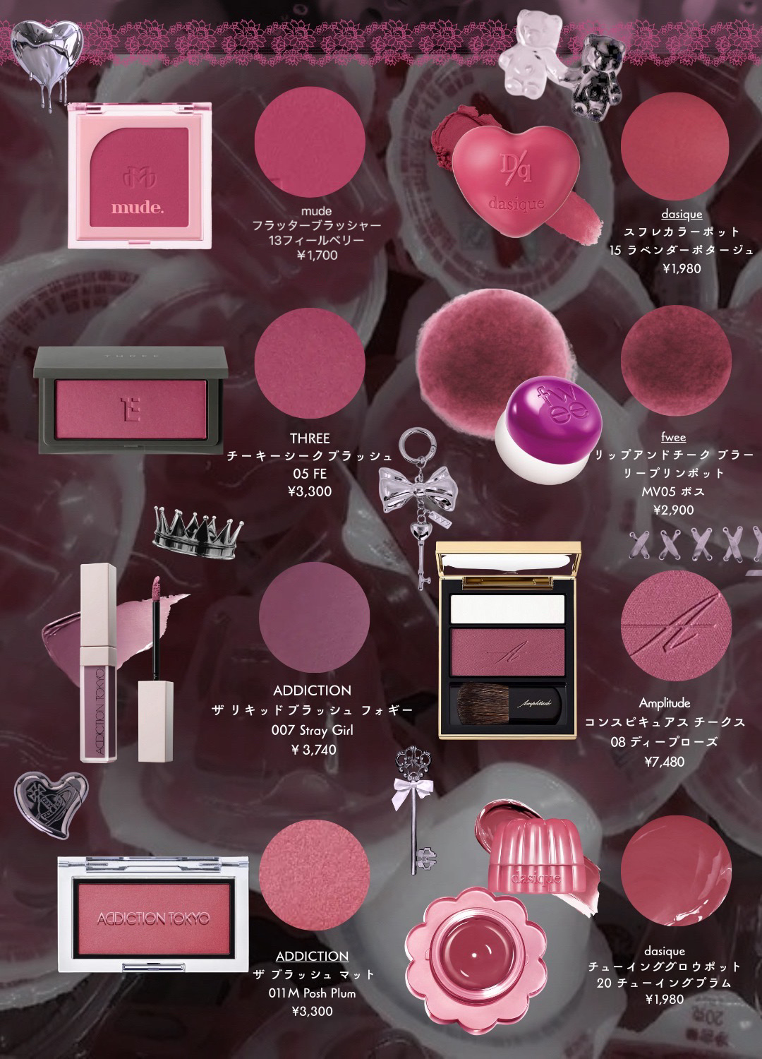 アディクション ザ リキッドブラッシュ フォギー/ADDICTION/リキッドチークを使ったクチコミ（2枚目）