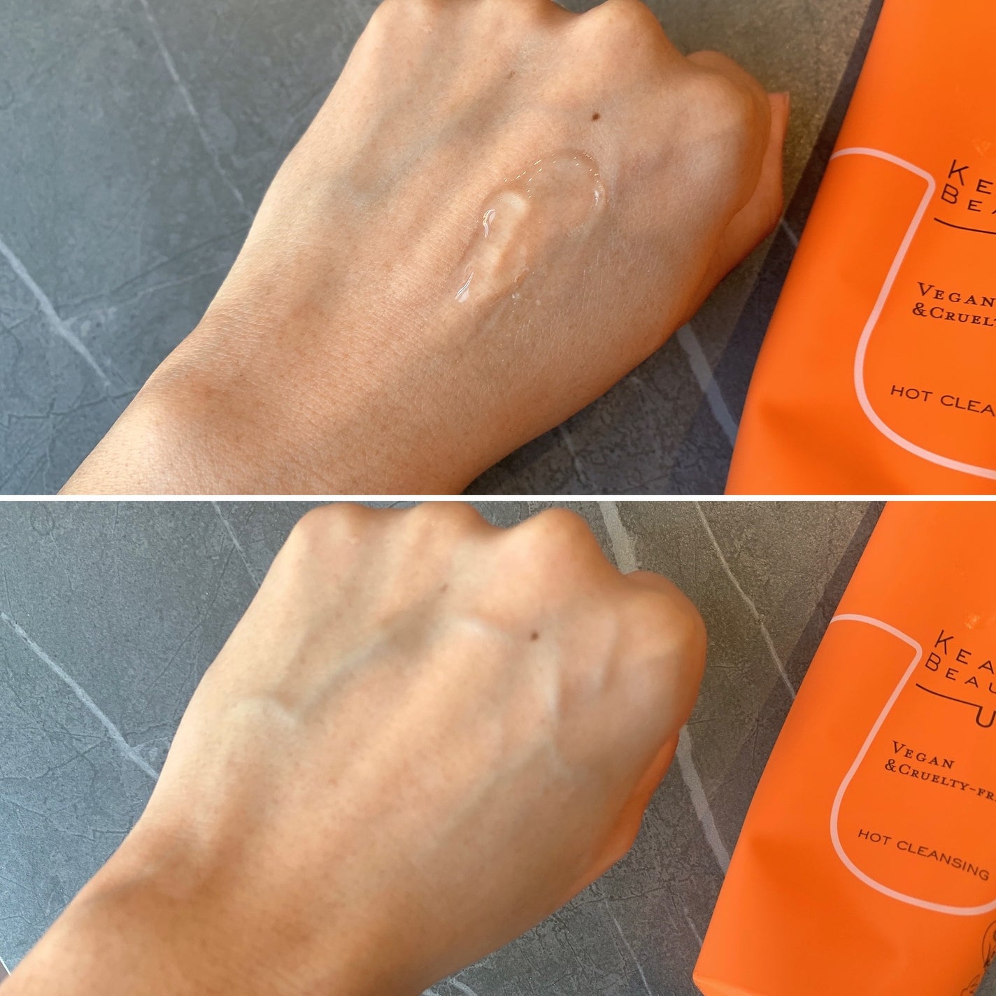 あつめの毛穴ホットクレンジング/ケアナボーテ/クレンジングジェルを使ったクチコミ(2枚目)