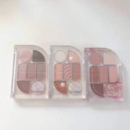 シンプレイン アイパレット/Sim;plain/アイシャドウパレットを使ったクチコミ(1枚目)