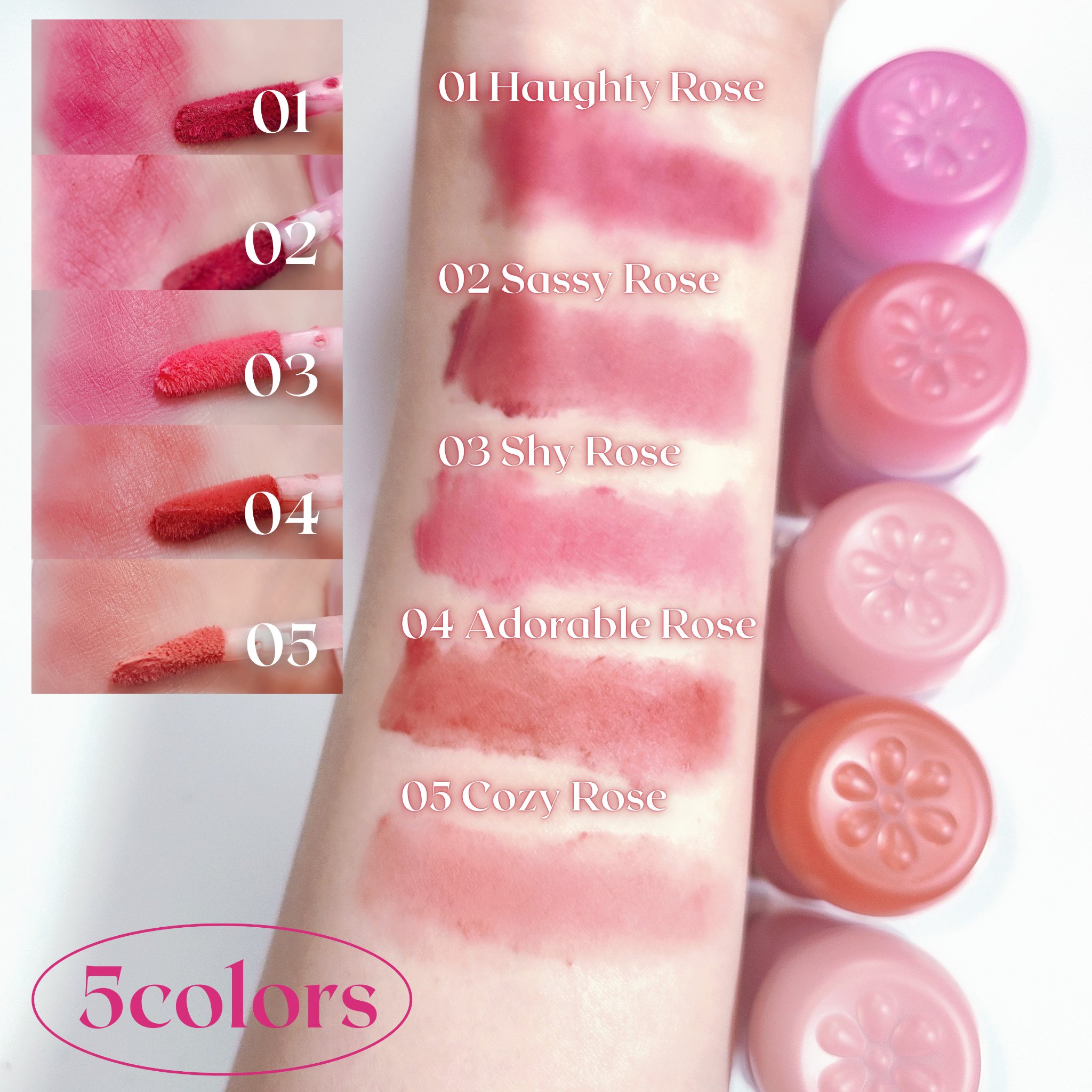 ピネローズブラーティント/kkotppang/リップティントを使ったクチコミ（3枚目）