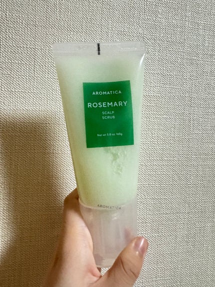 ローズマリー スカルプ スクラブ/AROMATICA/ヘッドスクラブを使ったクチコミ(1枚目)