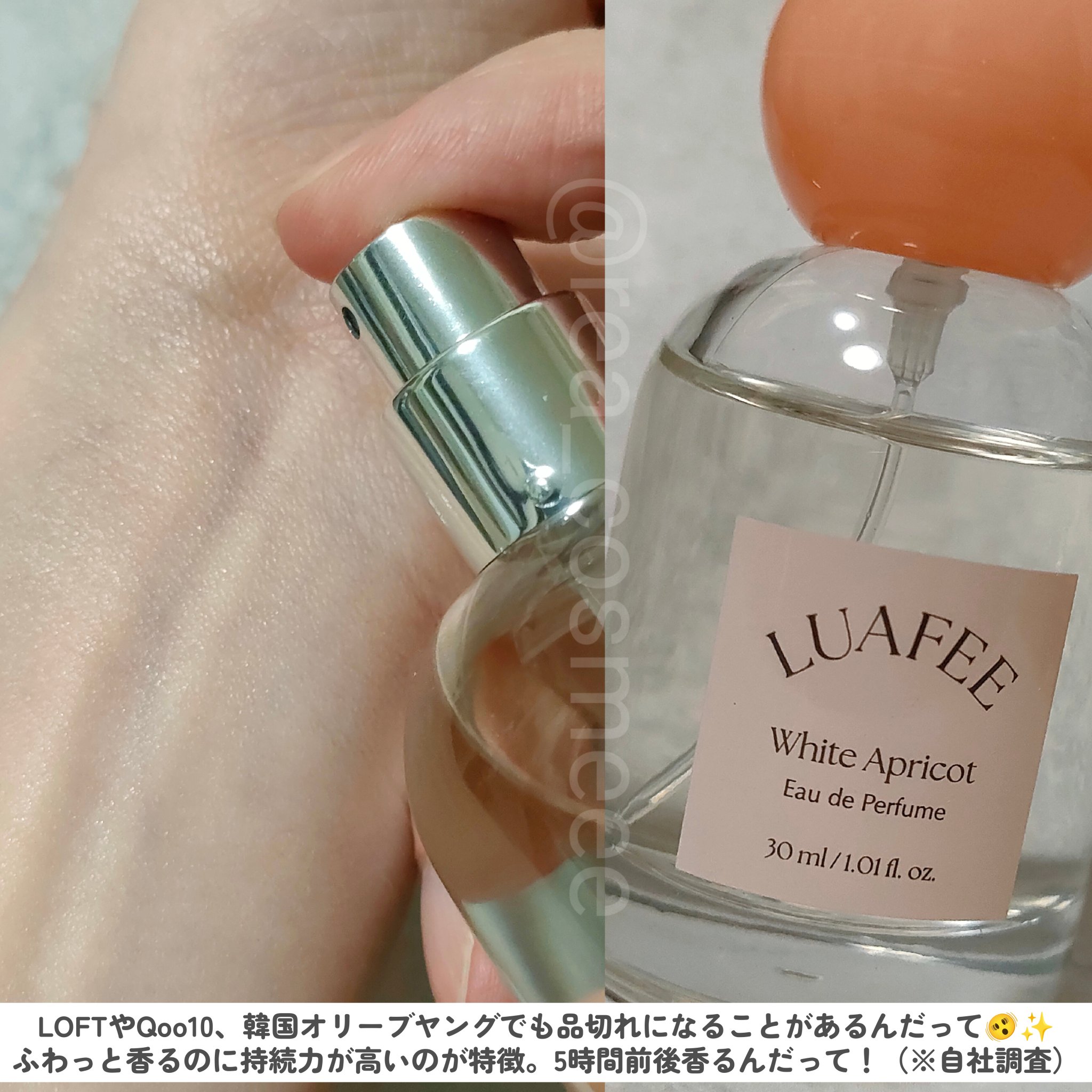 ホワイトアプリコット/LUAFEE/香水(レディース)を使ったクチコミ（3枚目）