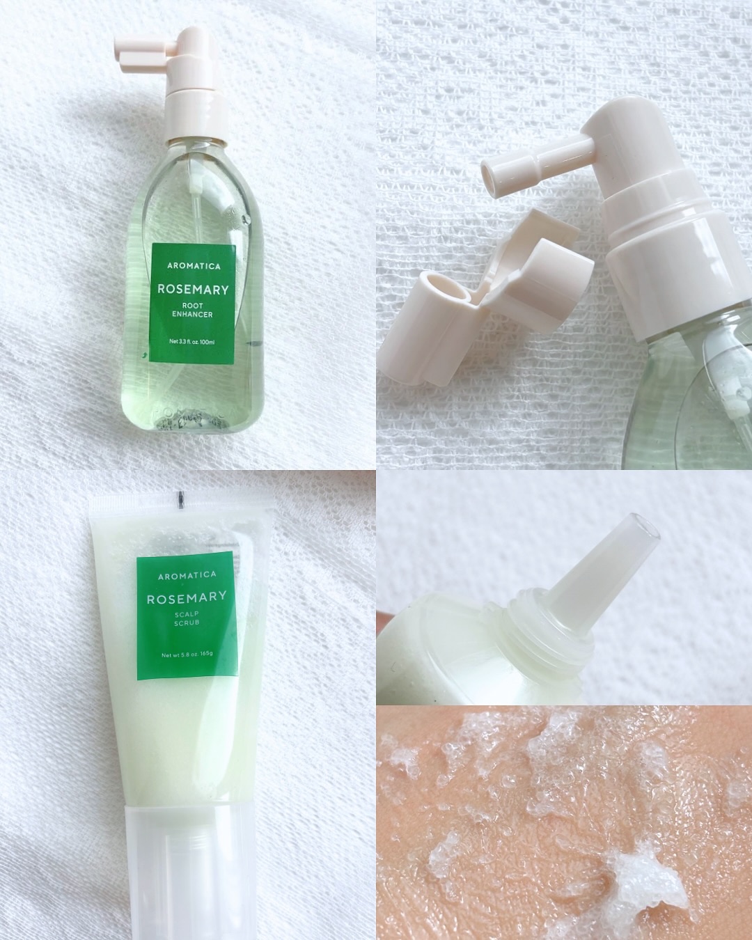 ローズマリー スカルプ スクラブ/AROMATICA/ヘッドスクラブを使ったクチコミ（3枚目）