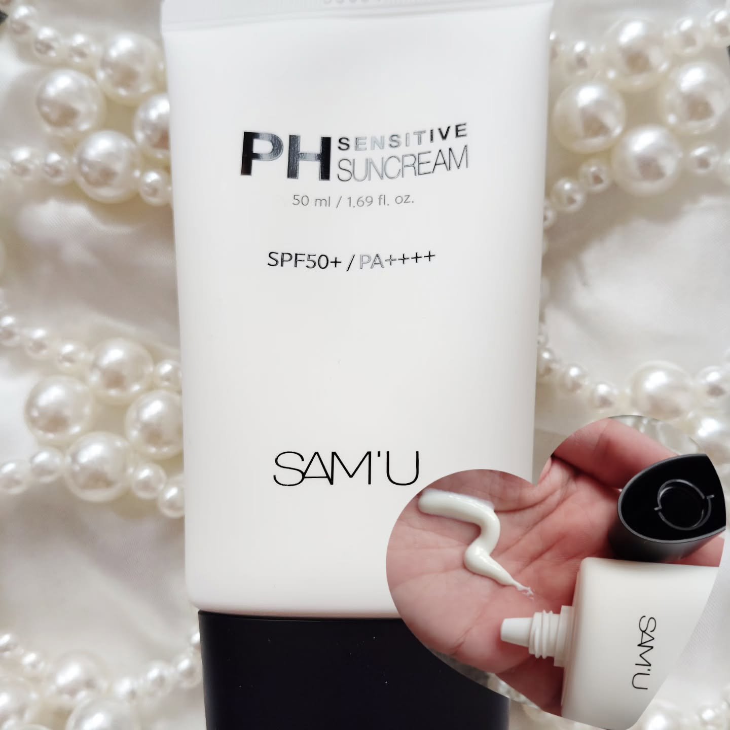 サミュ PHセンシティブサンクリーム/SAM'U/日焼け止めクリームを使ったクチコミ（1枚目）