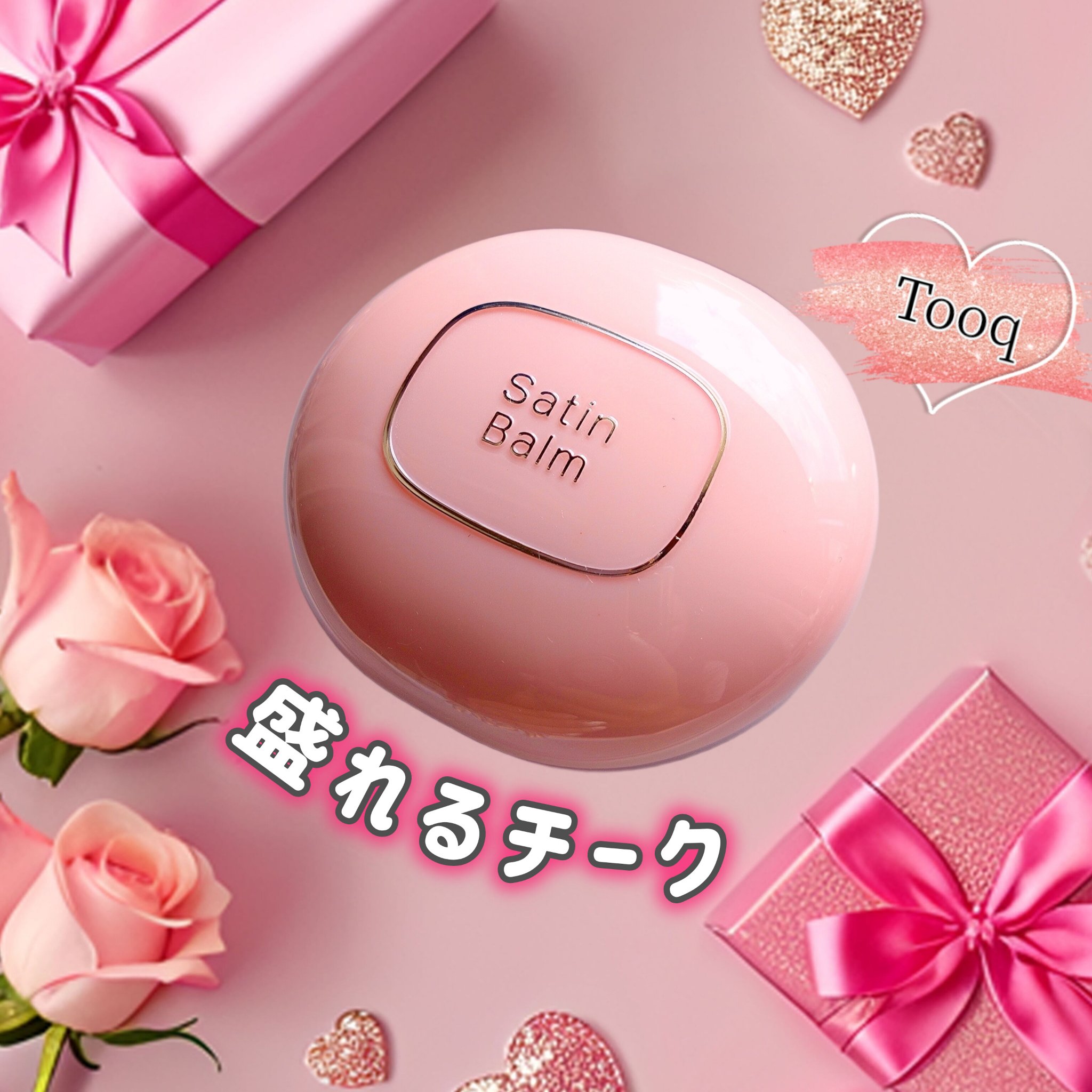 SATIN DOHWA BALM/Tooq/ジェル・クリームチークを使ったクチコミ（1枚目）