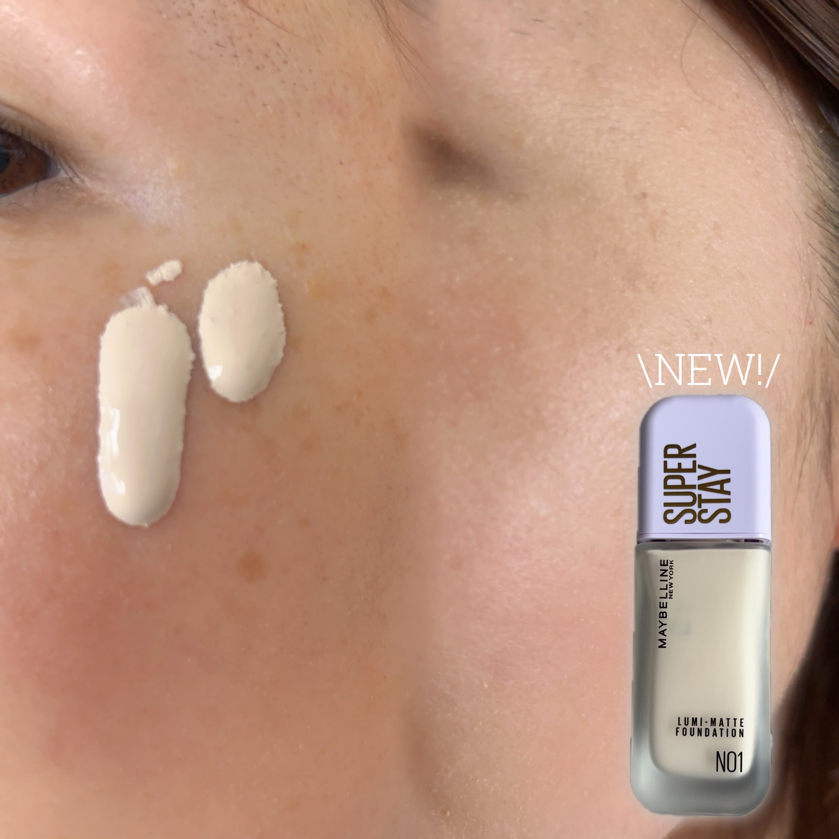 SPステイ ルミマット リキッド ファンデーション/MAYBELLINE NEW YORK/リキッドファンデーションを使ったクチコミ（3枚目）