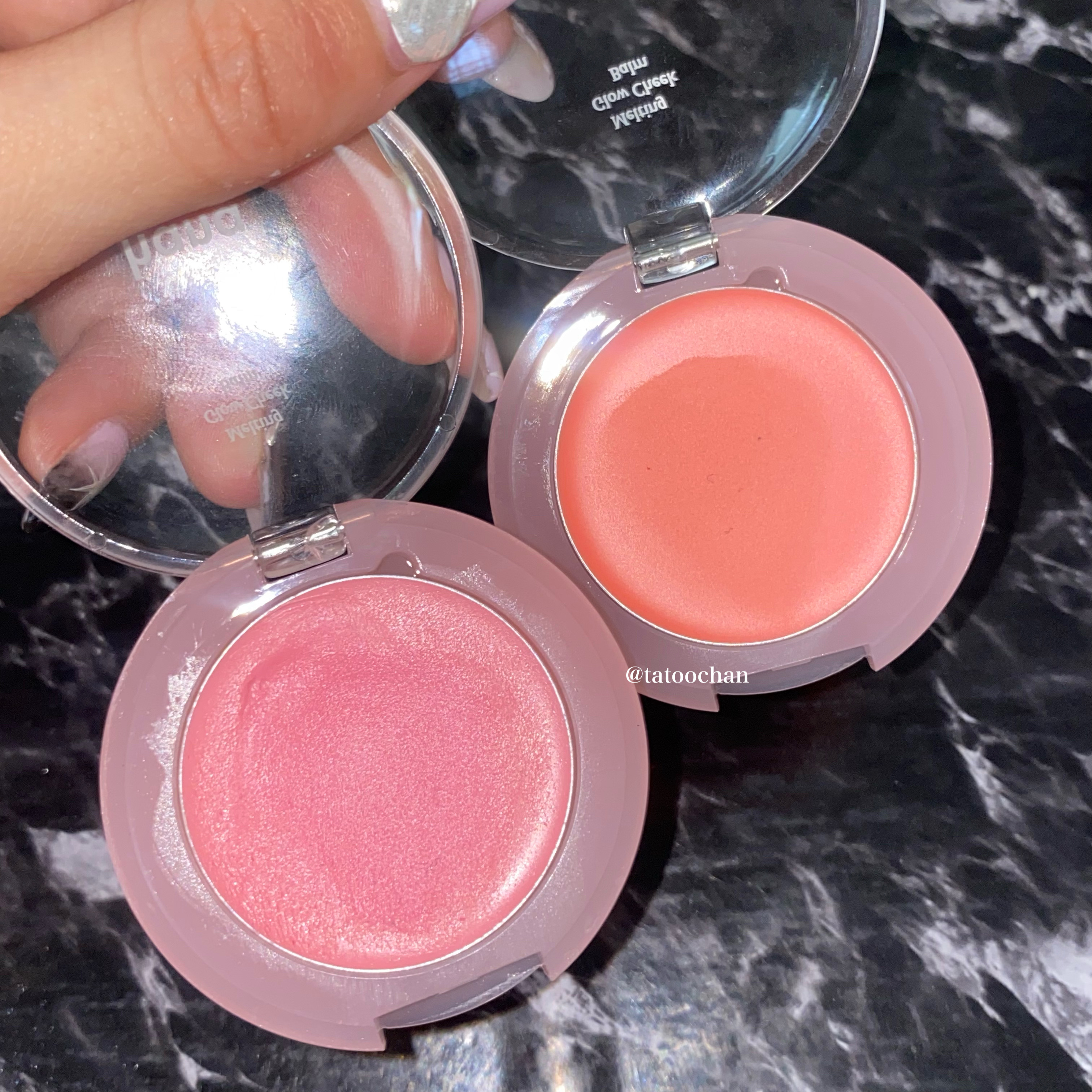 GLOWY CREAM BLUSH/AOU/ジェル・クリームチークを使ったクチコミ（3枚目）