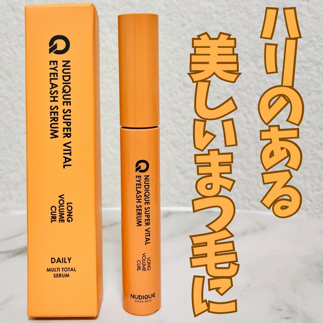 👉:NUDIQUE

💄: スーパーバイタルアイラッシュセラム

ドイツSYMRISE社の社の主要成分を採用してるまつ毛美容液✨️

✅SymPeptide®XLashは、まつ毛をケアするケラチン遺伝子をサポートしてケラチンが生成されや