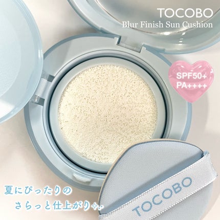 ブラーフィニッシュサンクッション/TOCOBO/日焼け止めパウダーを使ったクチコミ(1枚目)