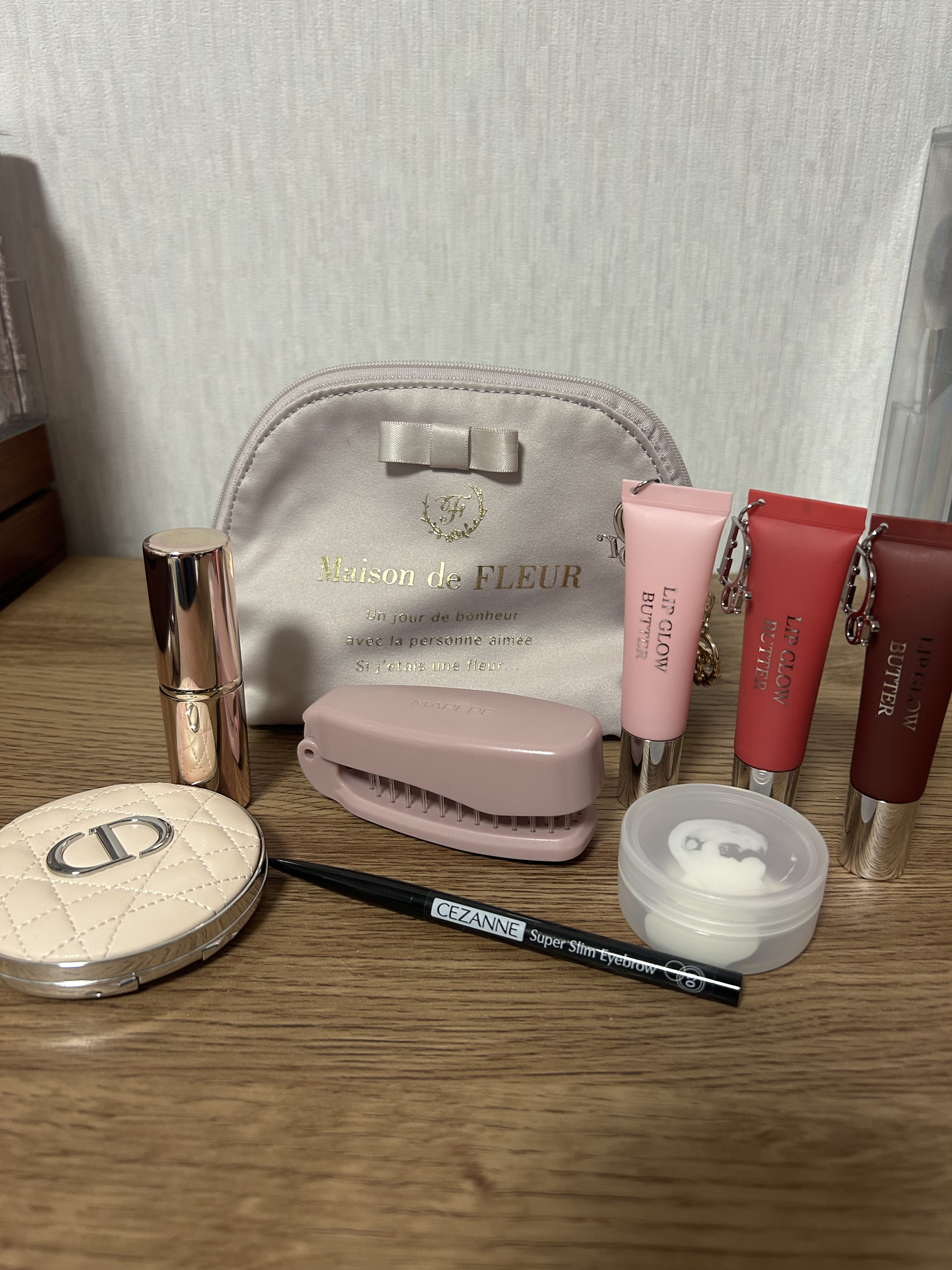 ディオール アディクト リップ グロウ バター 104 ブラック チェリー/Dior/口紅・グロス・リップライナー・リップケアを使ったクチコミ（2枚目）