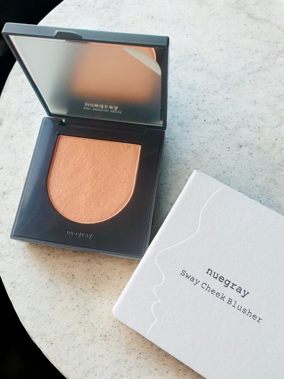 スウェイチークブラッシャー/nuegray/ジェル・クリームチークを使ったクチコミ(1枚目)