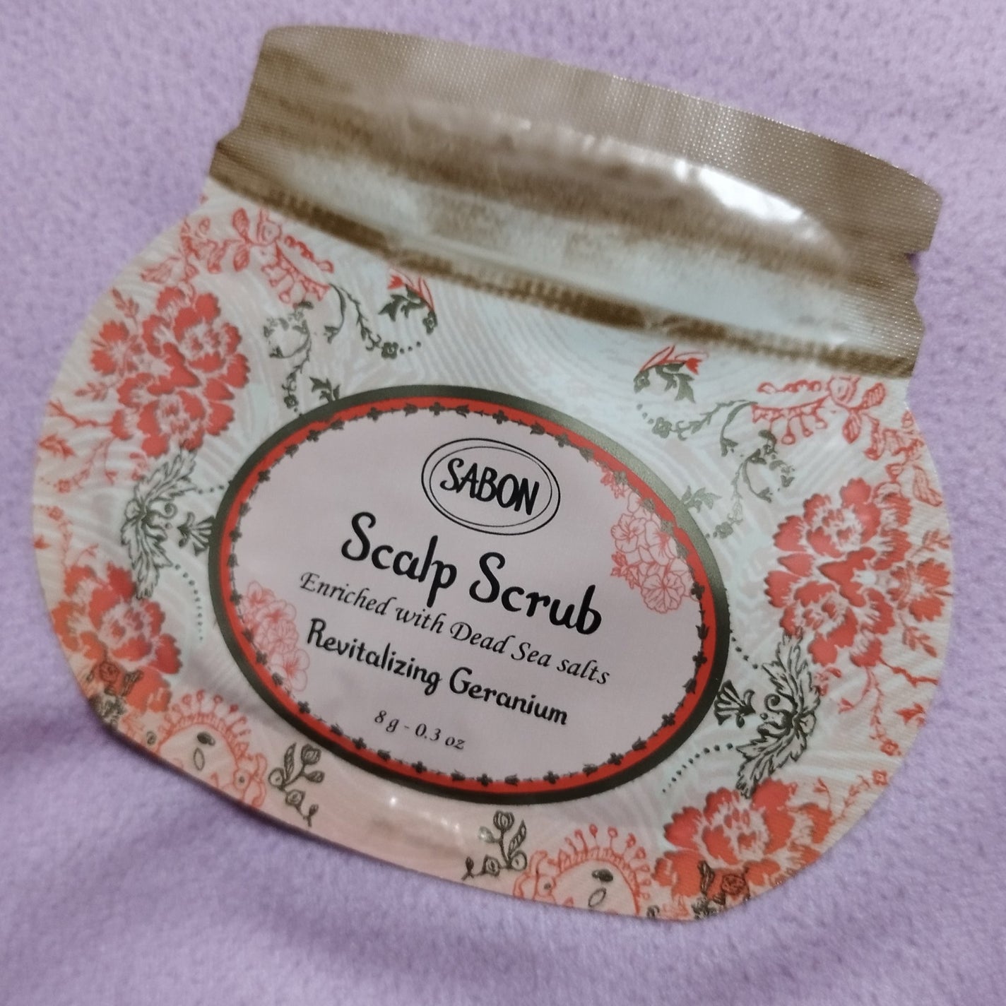 ヘッドスクラブ リプレニッシング(ゼラニウム)/SABON/ヘッドスクラブを使ったクチコミ(1枚目)