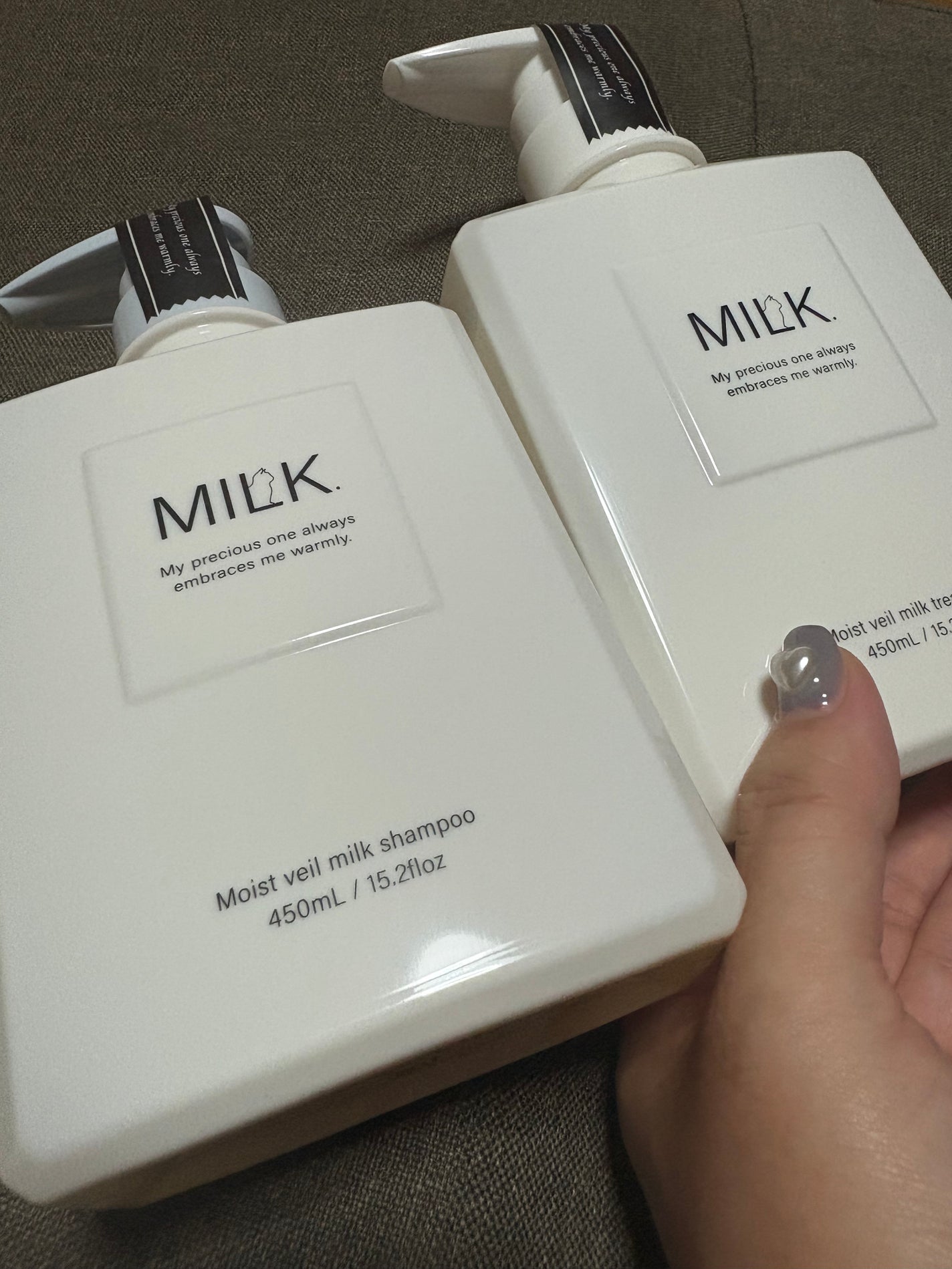 モイストヴェール シャンプー/トリートメント<無香料>/MILK./市販シャンプーを使ったクチコミ(1枚目)