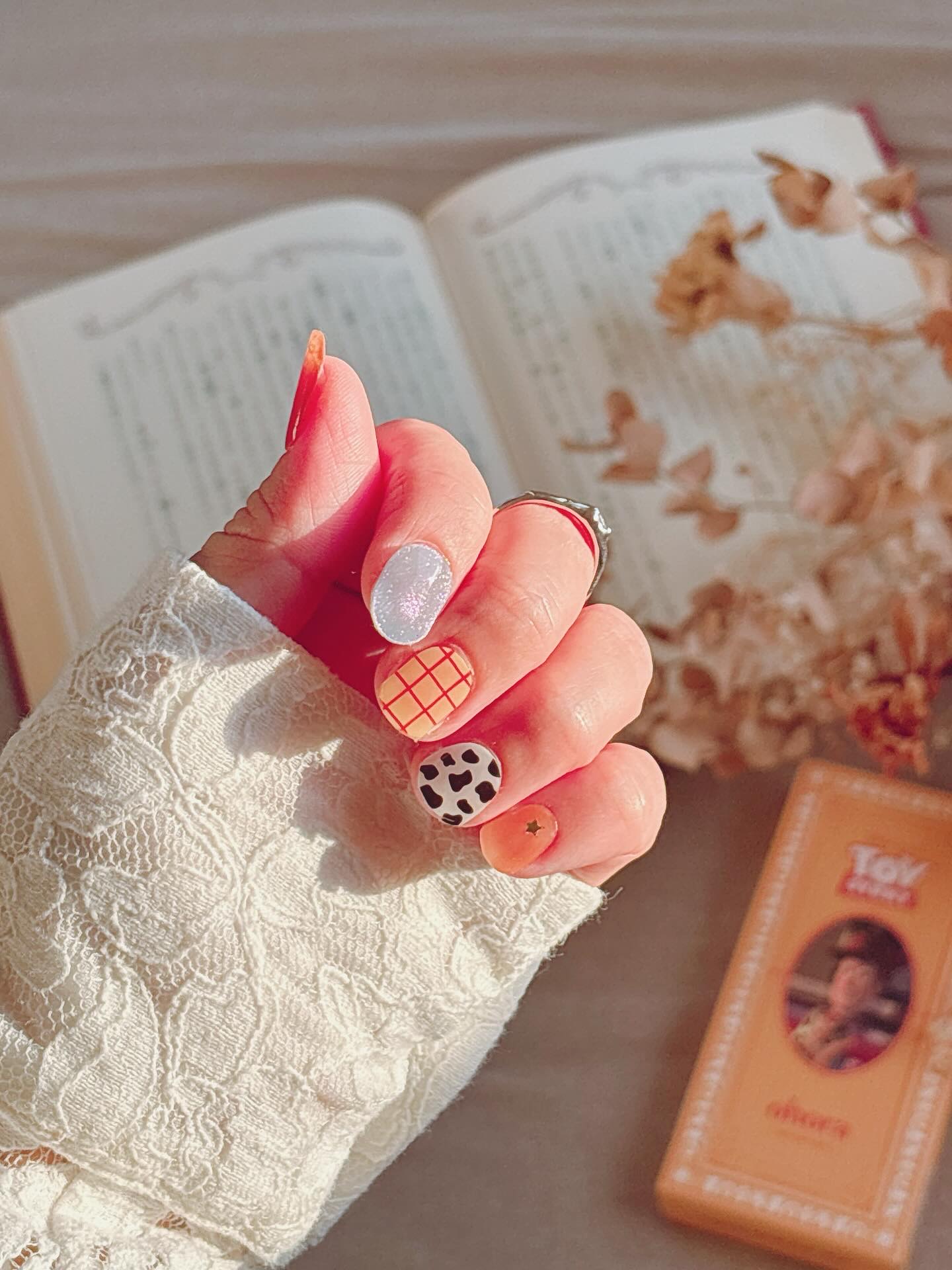 セミキュアジェルネイル（ハンド）/ohora/ネイルシールを使ったクチコミ（1枚目）