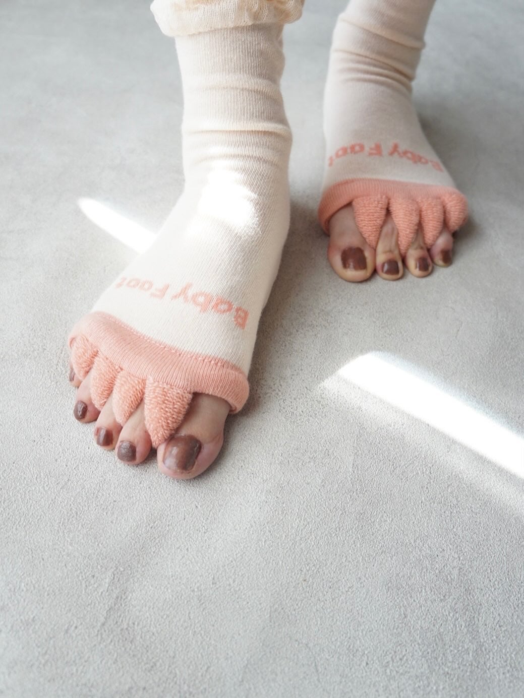 ベビーフット 足裏&足指リフレソックス/ベビーフット/レッグ・フットケアを使ったクチコミ(1枚目)