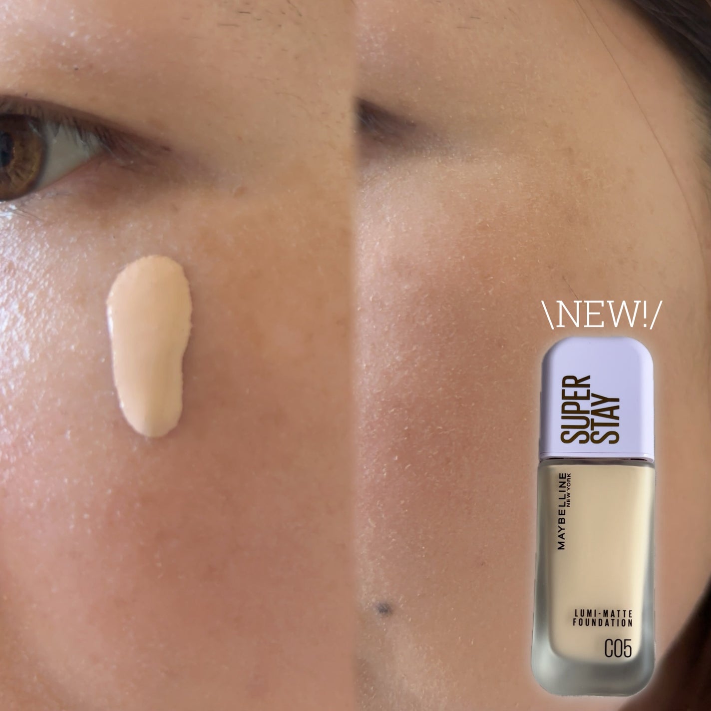 SPステイ ルミマット リキッド ファンデーション/MAYBELLINE NEW YORK/リキッドファンデーションを使ったクチコミ(4枚目)