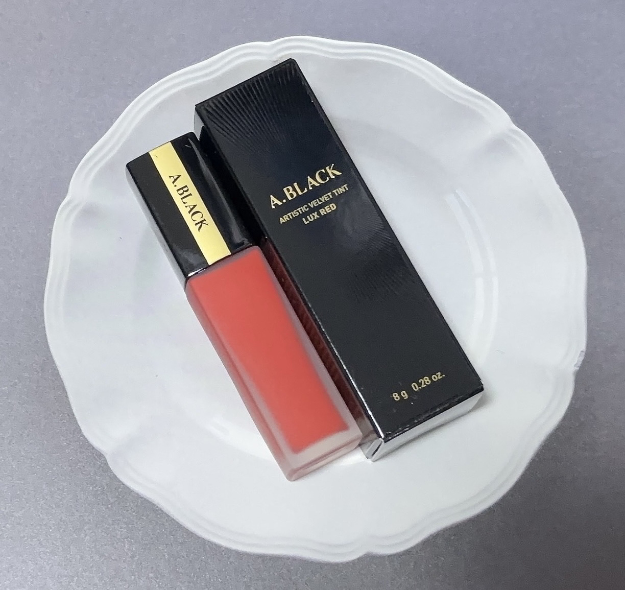アーティスティックベルベットティント/A.BLACK/リップティントを使ったクチコミ（2枚目）