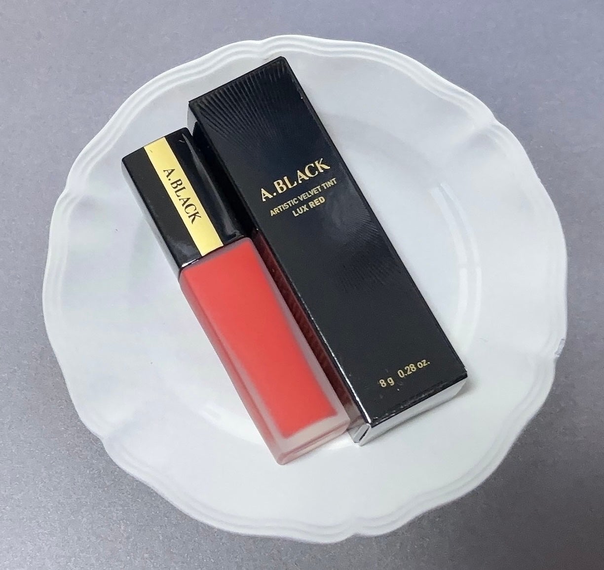 アーティスティックベルベットティント/A.BLACK/リップティントを使ったクチコミ(2枚目)