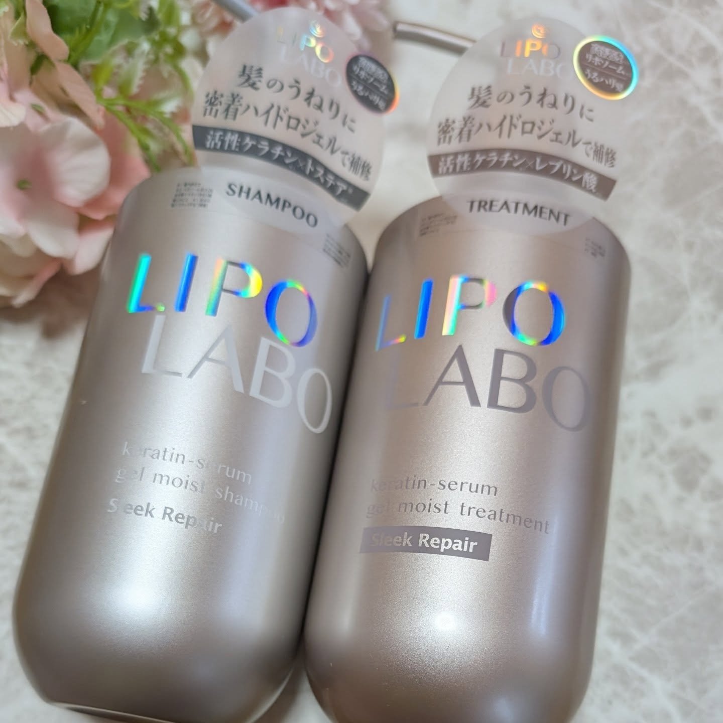 リポ ラボ ケラチンセラム ヘアオイル スリークリペア＊/LIPO　LABO/ヘアオイルを使ったクチコミ（2枚目）