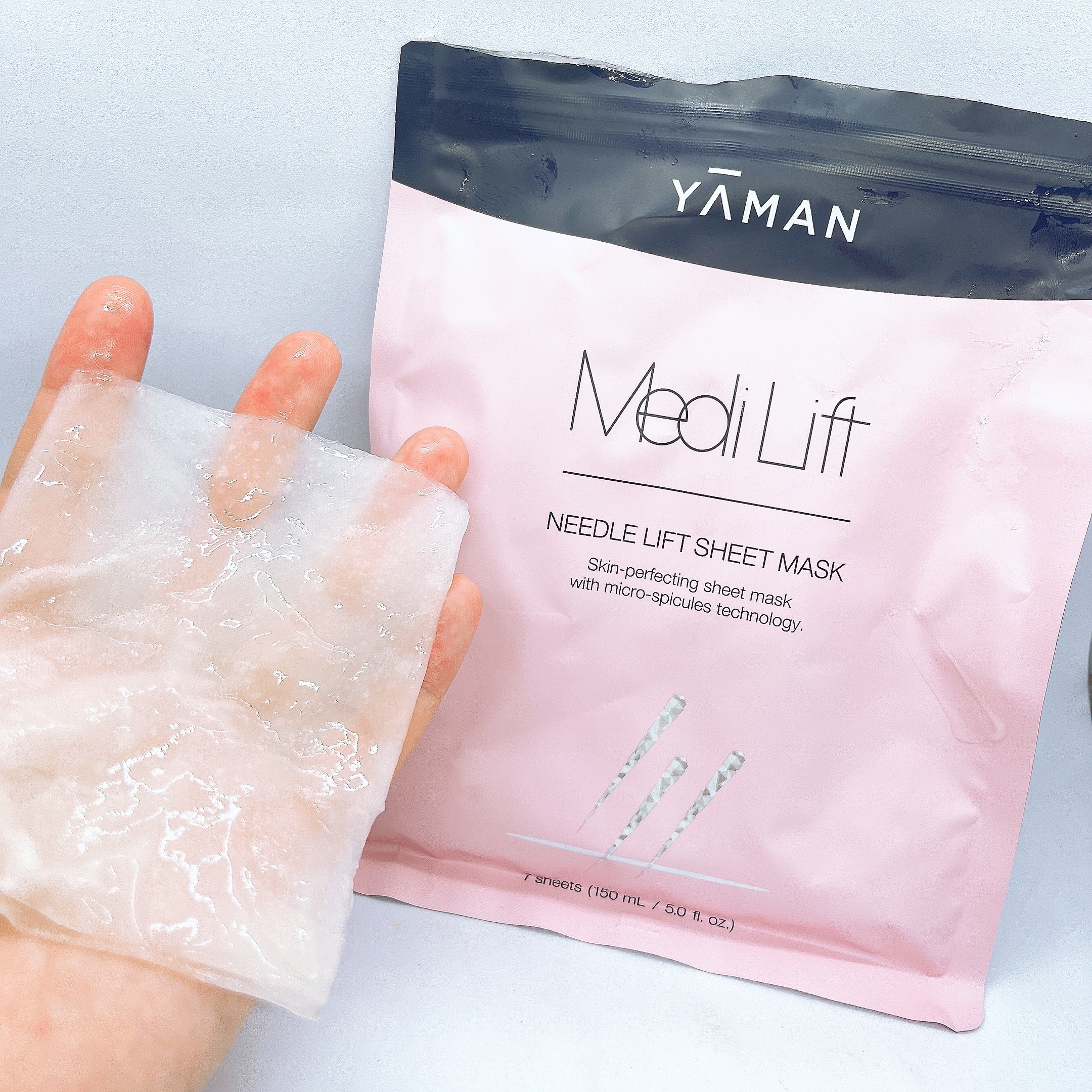 メディリフト ニードルリフトシートマスク/YA-MAN TOKYO JAPAN/シートマスク・パックを使ったクチコミ（2枚目）