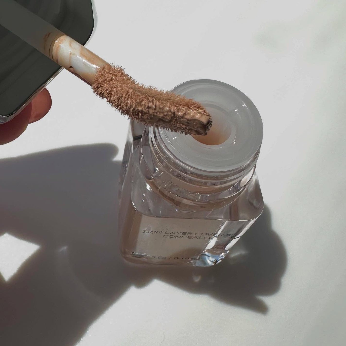 スキンレイヤーフィットファンデーション/ABOUT TONE/リキッドファンデーションを使ったクチコミ(6枚目)