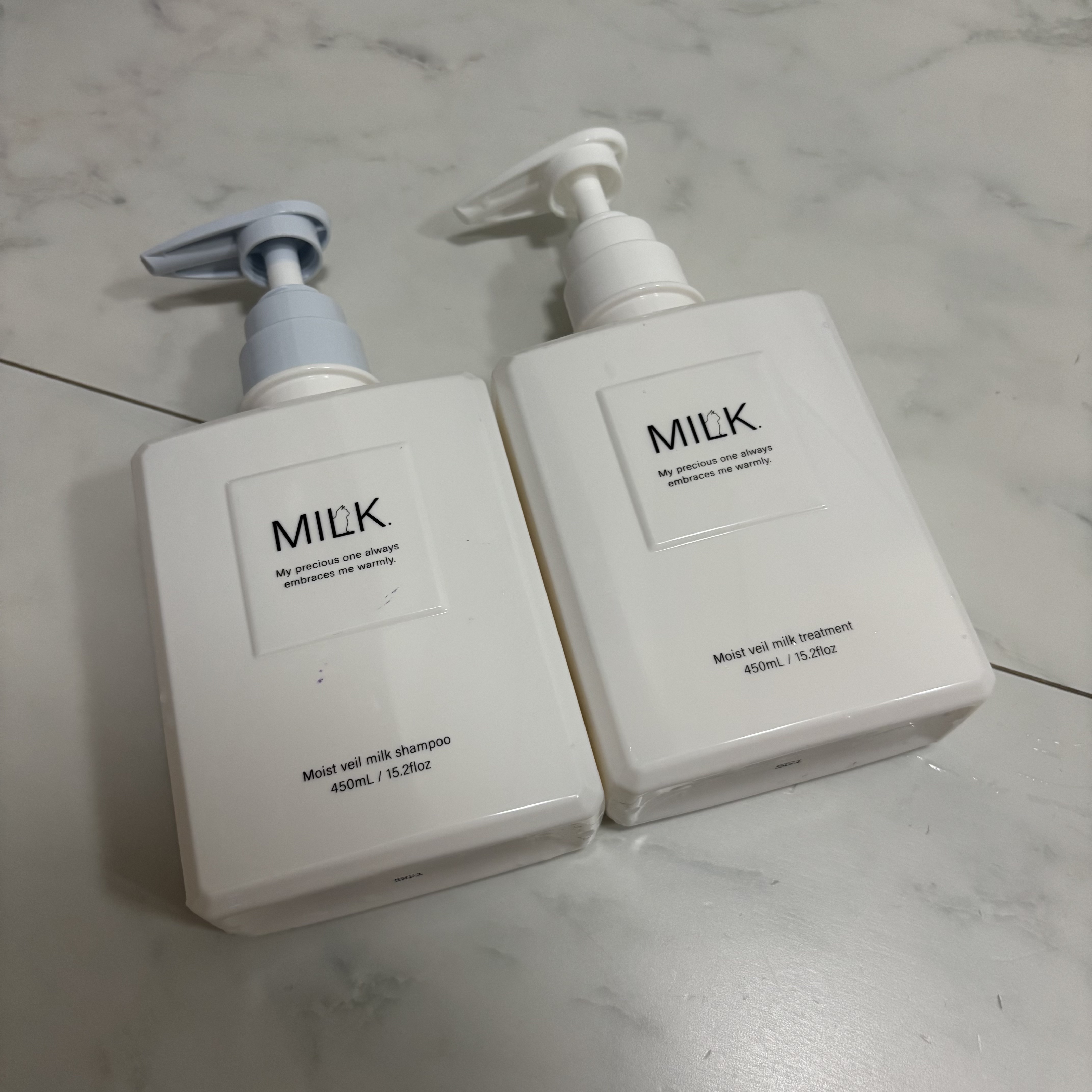 モイストヴェール シャンプー/トリートメント＜無香料＞/MILK./市販シャンプーを使ったクチコミ（1枚目）