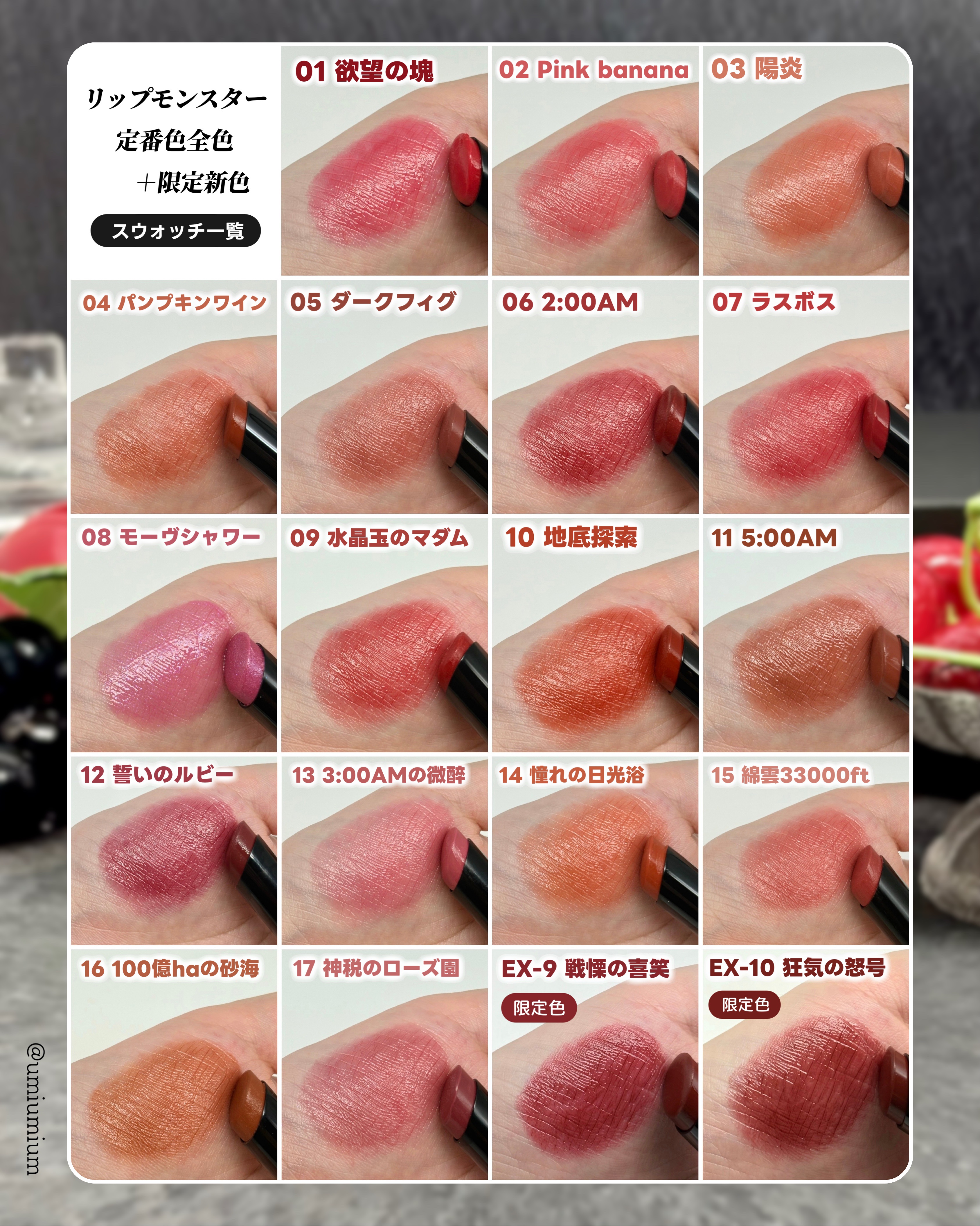 KATEの口紅 ケイト リップモンスター他、1商品を使った口コミ