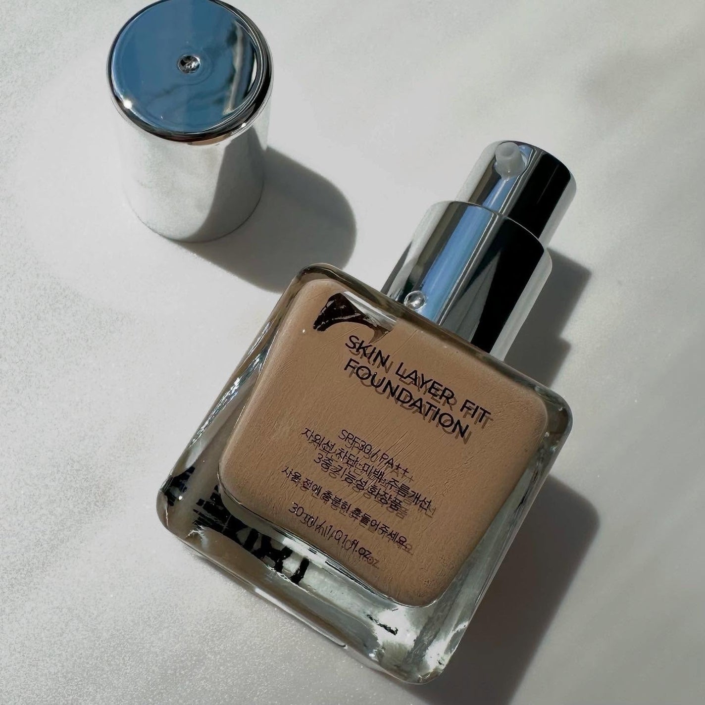 スキンレイヤーフィットファンデーション/ABOUT TONE/リキッドファンデーションを使ったクチコミ(3枚目)