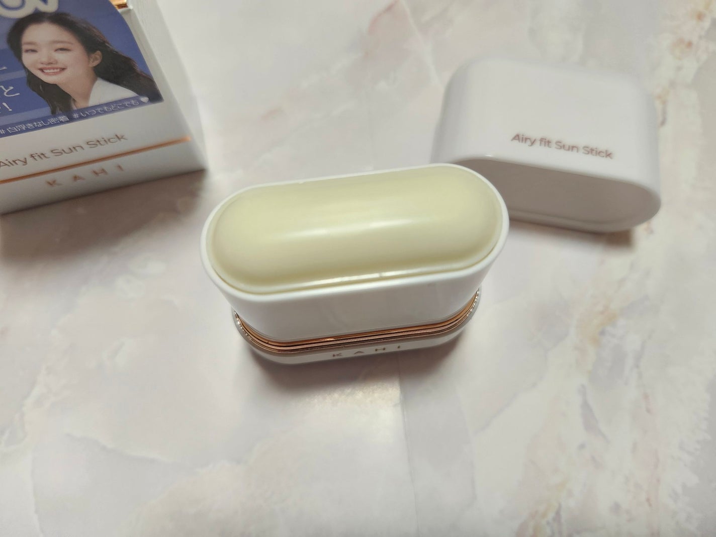 エアリーフィットサンスティック/KAHI/日焼け止めスティックを使ったクチコミ(1枚目)