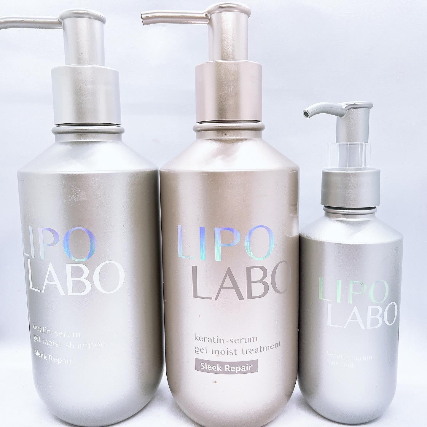 リポ ラボ ケラチンセラム ジェルモイスト シャンプー /トリートメントスリークリペア＊/LIPO　LABO/市販シャンプーを使ったクチコミ（1枚目）