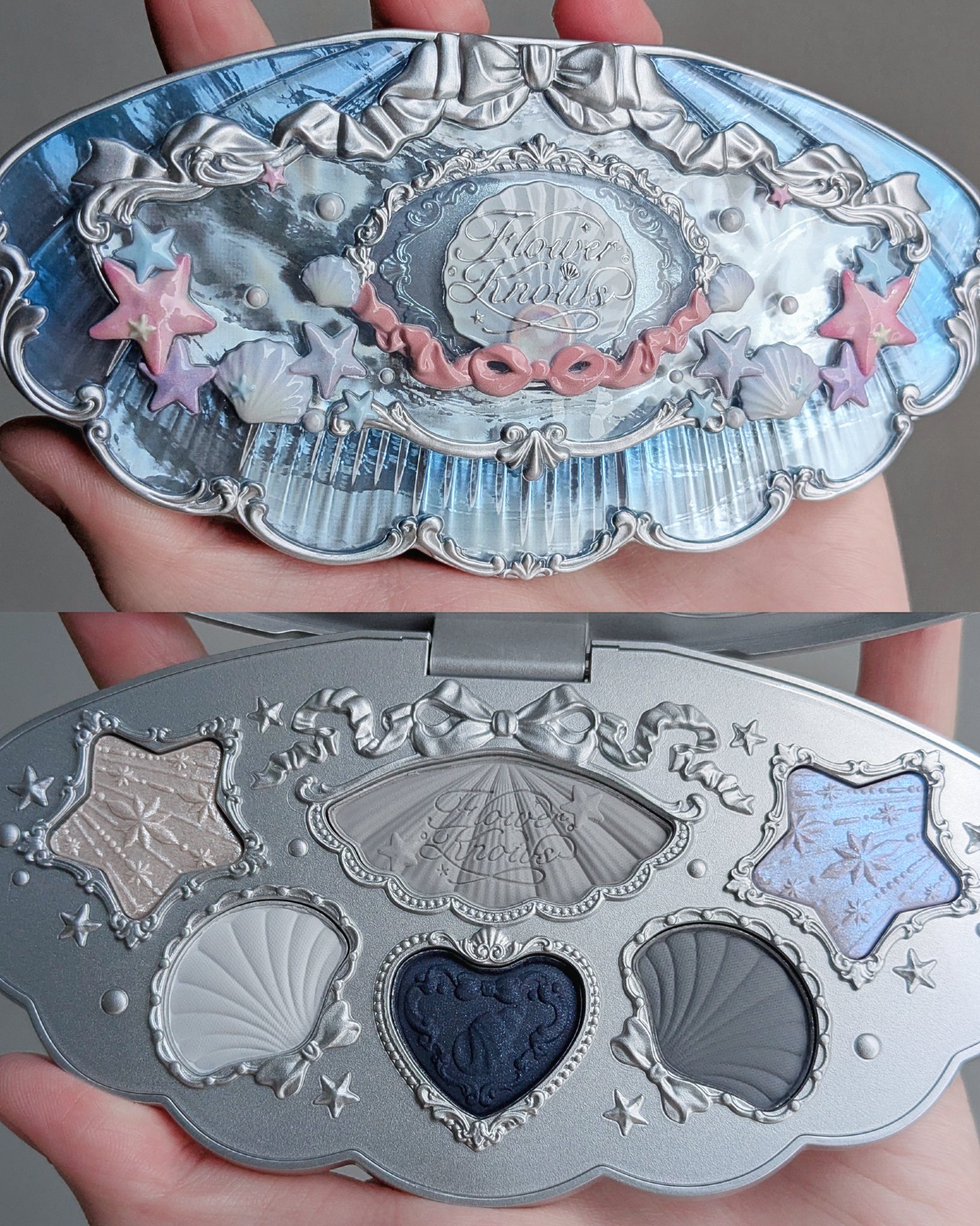 シェルズジュエルコレクション 6色アイシャドウパレット 03 Deep Sea/FlowerKnows/アイシャドウパレットを使ったクチコミ（1枚目）