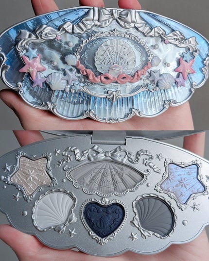 シェルズジュエルコレクション 6色アイシャドウパレット 03 Deep Sea/FlowerKnows/アイシャドウパレットの画像