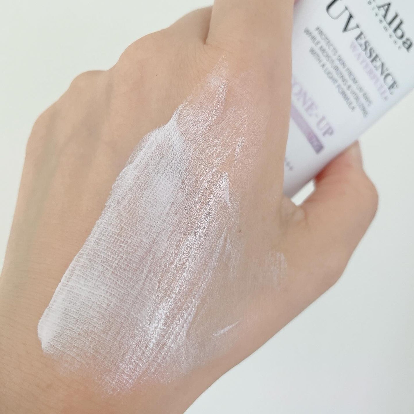 ダルバ ウォータフル トーンアップ サンクリーム(パープル)/ダルバ/日焼け止めクリームを使ったクチコミ(3枚目)