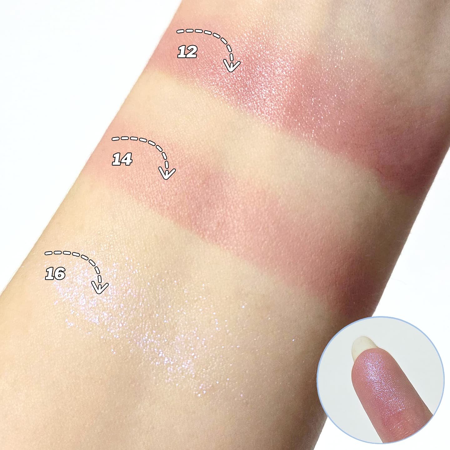 メルティングムードリップ&チーク/moonshot/ジェル・クリームチークを使ったクチコミ（3枚目）