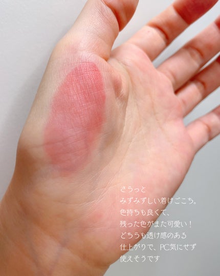 ブラーグロイリップティント/Dinto/リップティントを使ったクチコミ(4枚目)