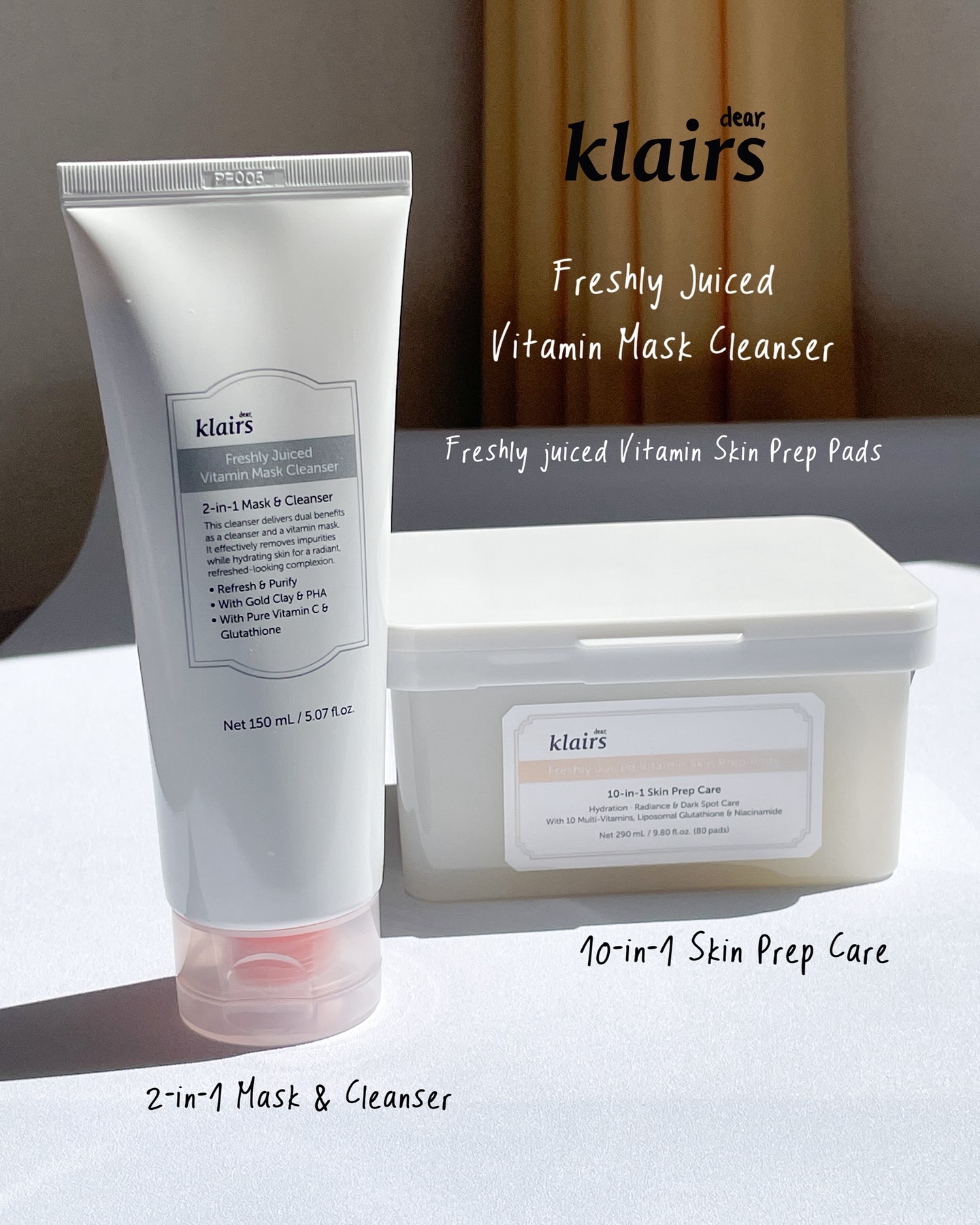 ビタグル10マスク/Klairs/シートマスク・パックを使ったクチコミ（1枚目）