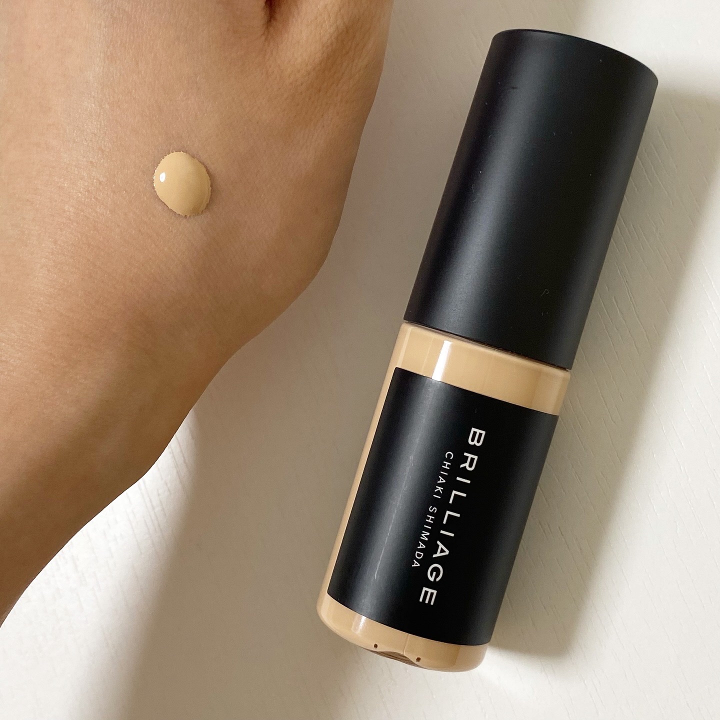 ラディアント　ロングステイ　リキッドファンデーション/ブリリアージュ/リキッドファンデーションを使ったクチコミ（3枚目）