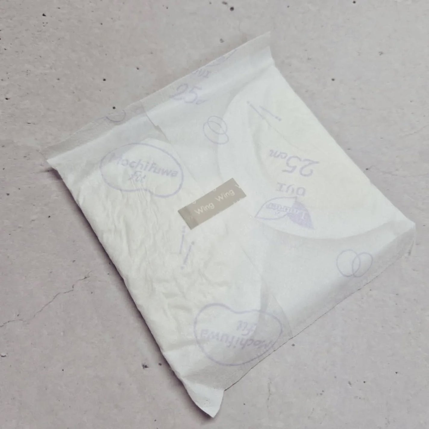 ロリエ もちふわ fit 25cm 羽つき 14コ入 (医薬部外品 )/ロリエ/ナプキンを使ったクチコミ(2枚目)