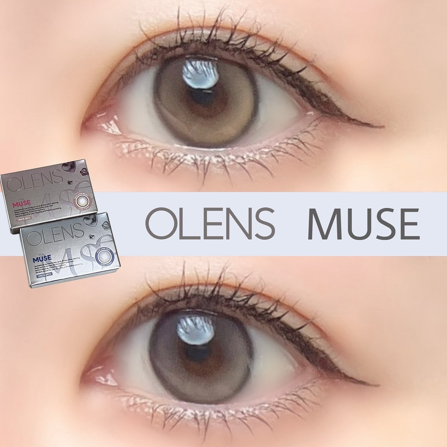 MUSE 1month/OLENS/1ヶ月(1MONTH)カラコンを使ったクチコミ(1枚目)